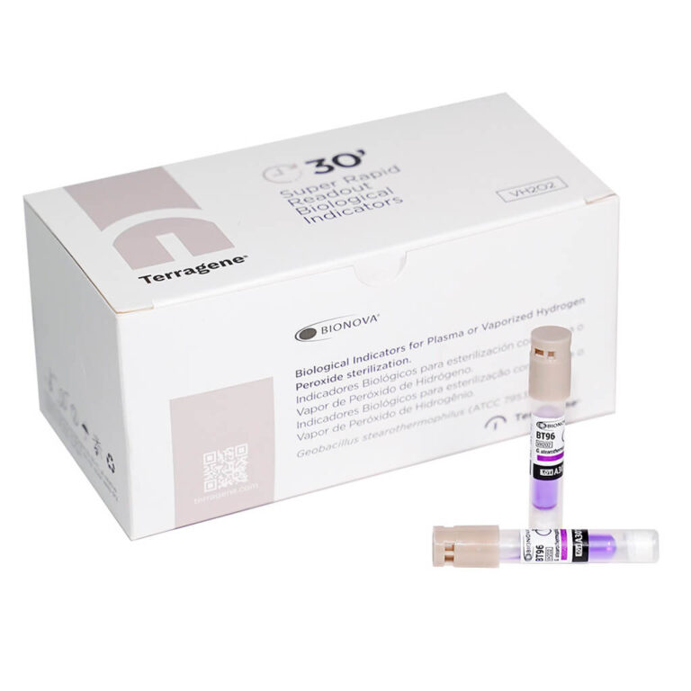 BT96 Indicador Biológico Para Vh2O2 Lectura 30 Minutos (Fluorescencia) caja